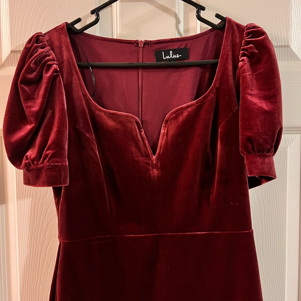Lulus Velvet Dress